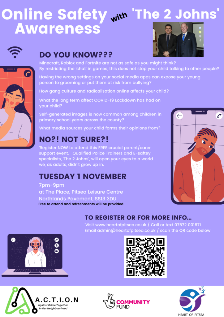 FREE Online Safety Awareness Heart of Pitsea